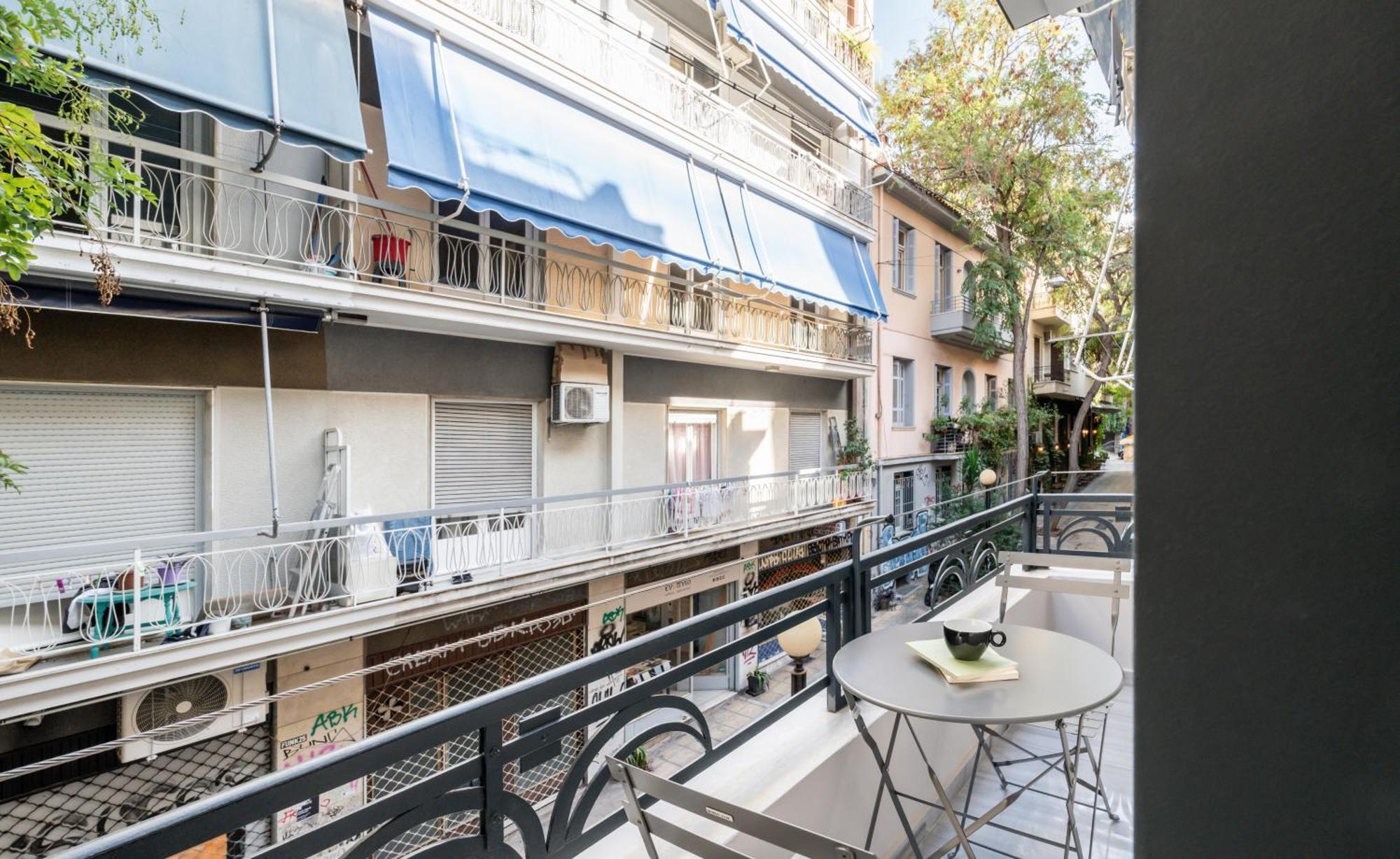 Ferienwohnung Luxury Bauhaus Athen Exterior foto
